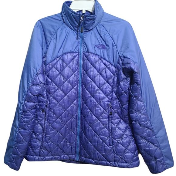 The North Face Primaloft Duo Thermoball Full-Zip Jacket Medium Purple EUC - Picture 1 of 7
